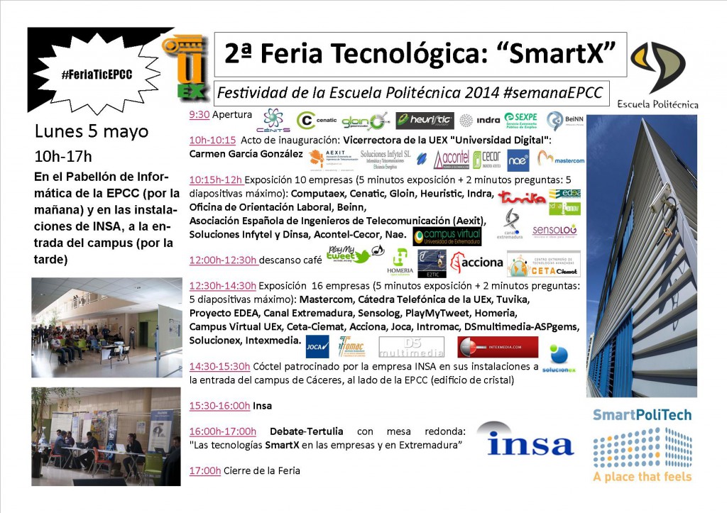 cartel 2ª Feria Tecnológica SmartX